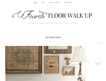 Tablet Screenshot of fourthfloorwalkup.com